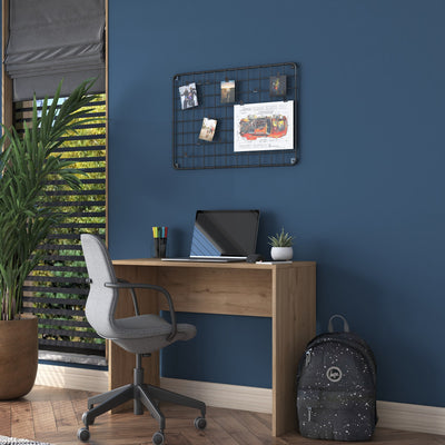 scrivania piccola moderna in legno colore quercia da cm 90x40