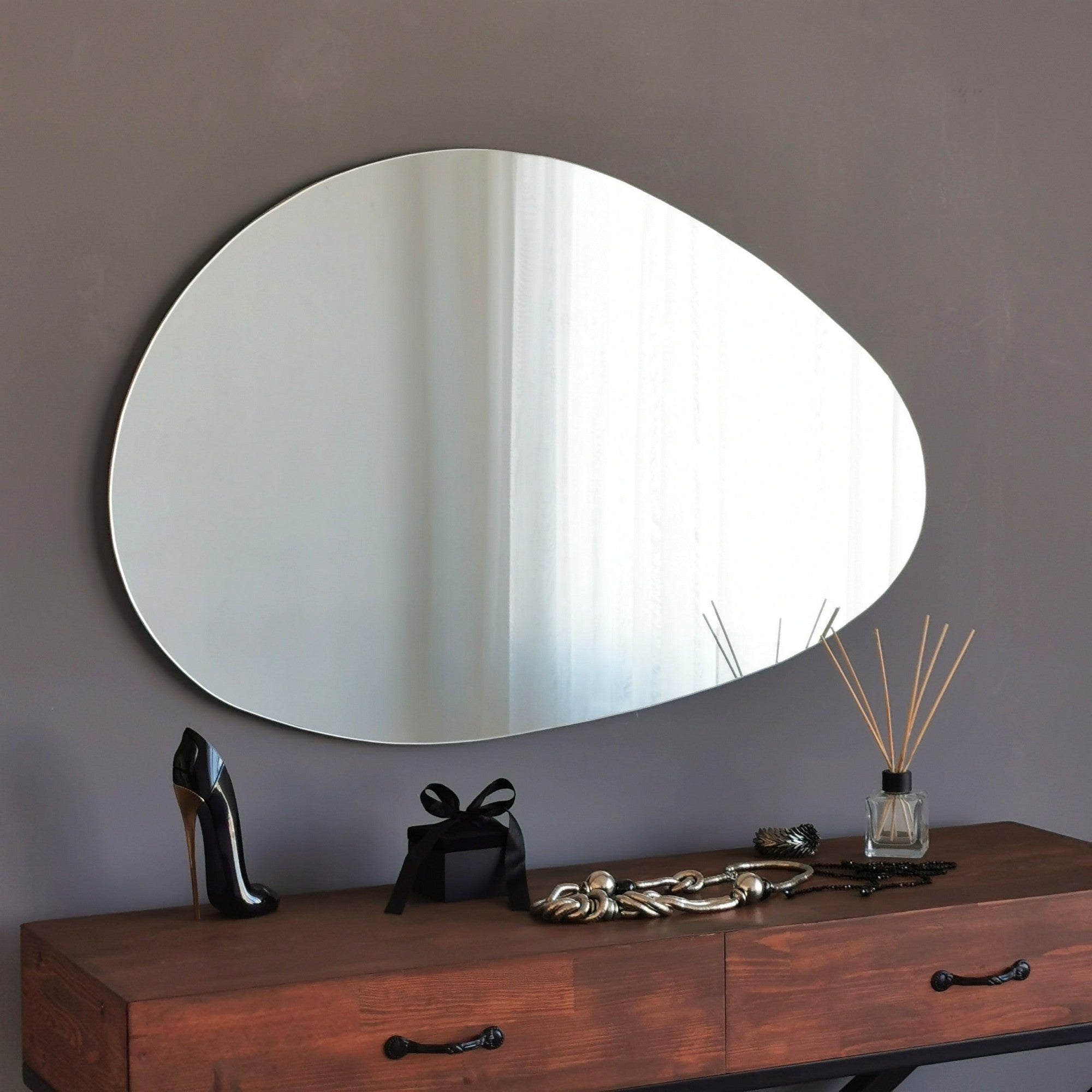 Specchio irregolare design verticale e orizzontale – Colly Shop