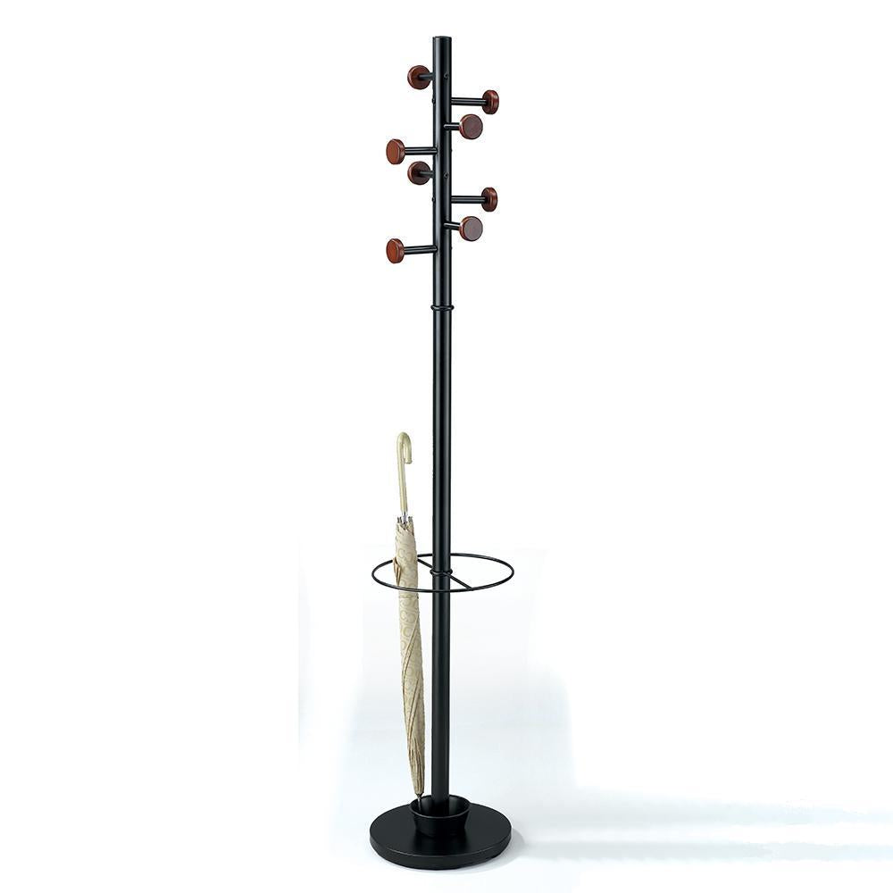Appendiabiti Moderno In Acciaio Bianco E Base In Marmo – Dim. 177x40 Cm, 5 Kg Per Gancio