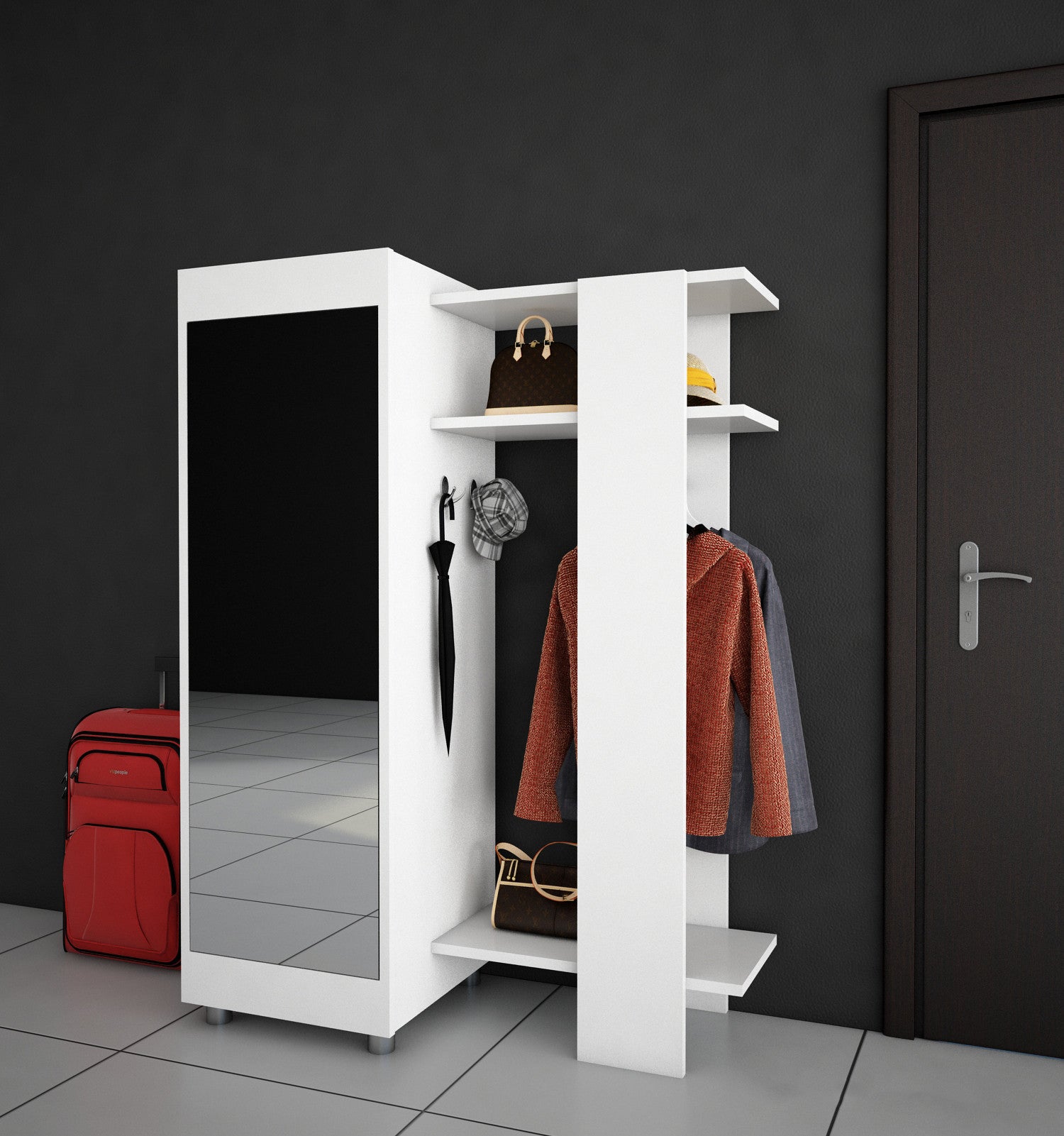 Iwell Armadietto portaoggetti in rattan con ripiano regolabile, per soggiorno, ingresso, cucina, casa, ufficio, natura Iwell Armadietto portaoggetti in rattan con ripiano regolabile, per soggiorno, ingresso, cucina, casa, ufficio, natura
