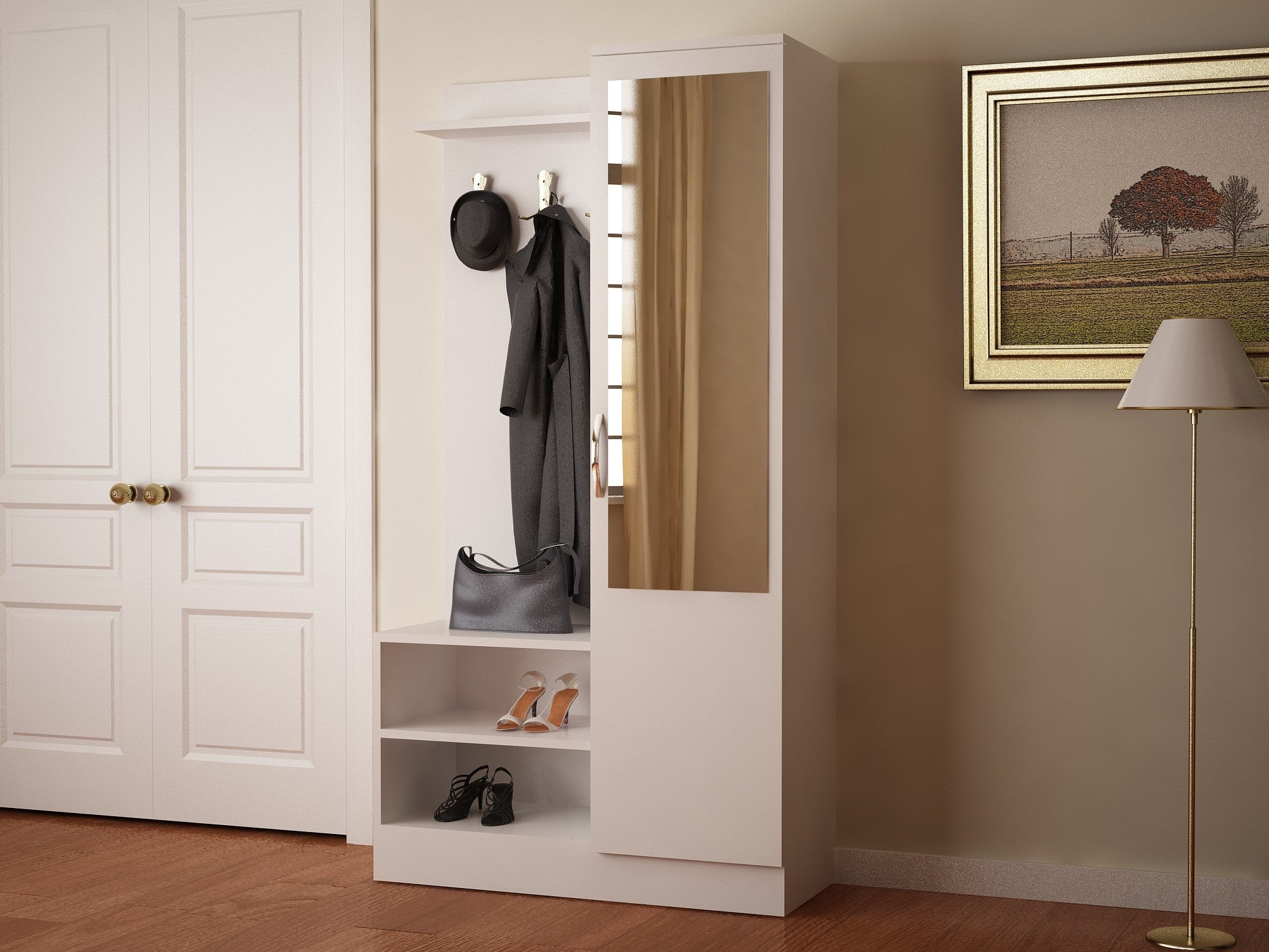 mobile per ingresso in legno