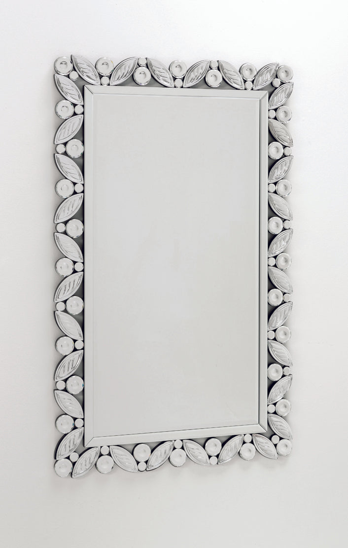 Specchio da parete rettangolare moderno cornice con pezzi di specchio – Colly  Shop