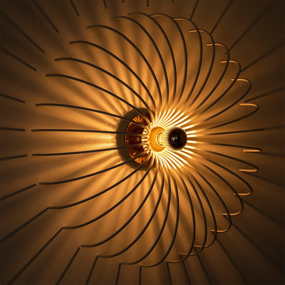 Lampada applique una luce design moderno in metallo cm 56x16h - vari colori