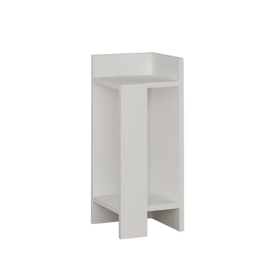 Comodino alto da camera moderno in legno lato destro cm 25x27x60h - vari colori