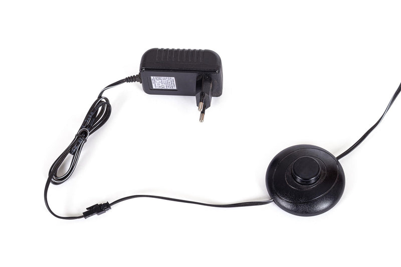 Credenza Industriale con 2 assetti  e 2 ante in legno di acacia e illuminazione LED cm 145x40x94h