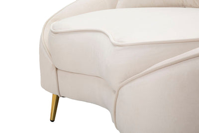 Divano design 2 posti rivestito in tessuto con cuscini cm 148x84x68h - vari colori