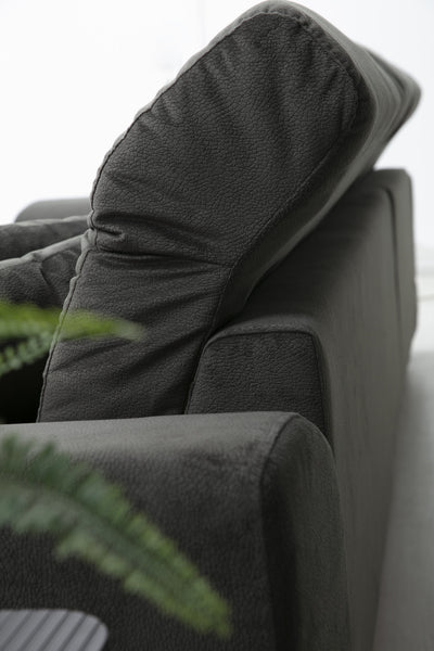Divano ad angolo con penisola a sinistra 308x100x92h - vari colori