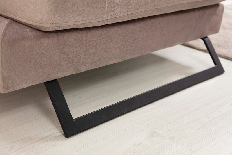 Divano ad angolo con penisola a sinistra 308x100x92h - vari colori