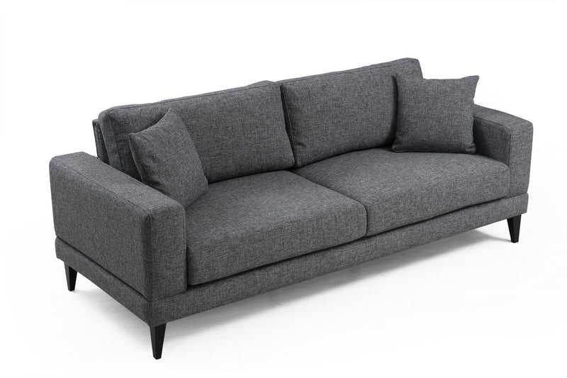 Divano letto zona giorno da 3 posti schienale girevole cm 210x90x85h - vari colori