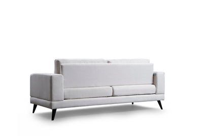 Divano letto zona giorno da 3 posti schienale girevole cm 210x90x85h - vari colori