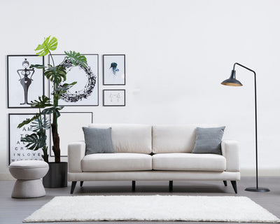 Divano letto zona giorno da 3 posti schienale girevole cm 210x90x85h - vari colori