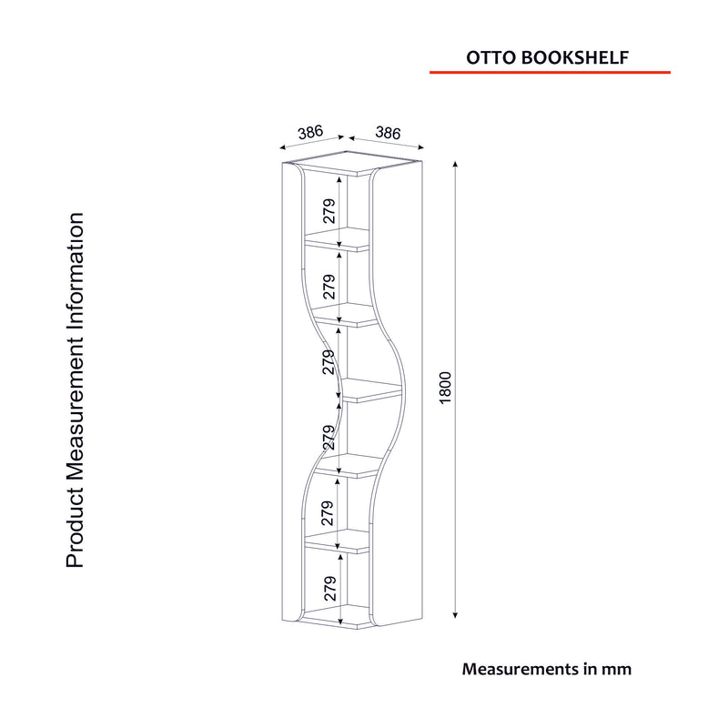 Libreria moderna da salotto design in legno noce e antracite cm 77x38x180h