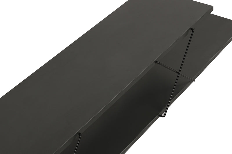 Mobile tv basso minimal in legno e metallo cm 120x30x40h - vari colori