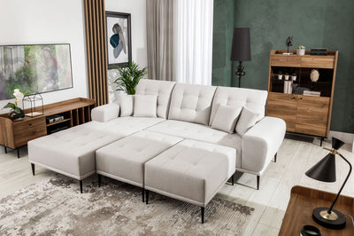 Vetrinetta moderna 2 ante colore rovere scuro gambe in metallo cm 90x40x140h