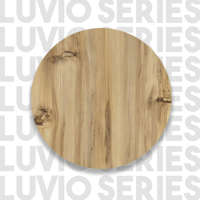 Mobile TV minimal in legno finitura quercia 3 ante a ribalta soggiorno cm 120x35x46h