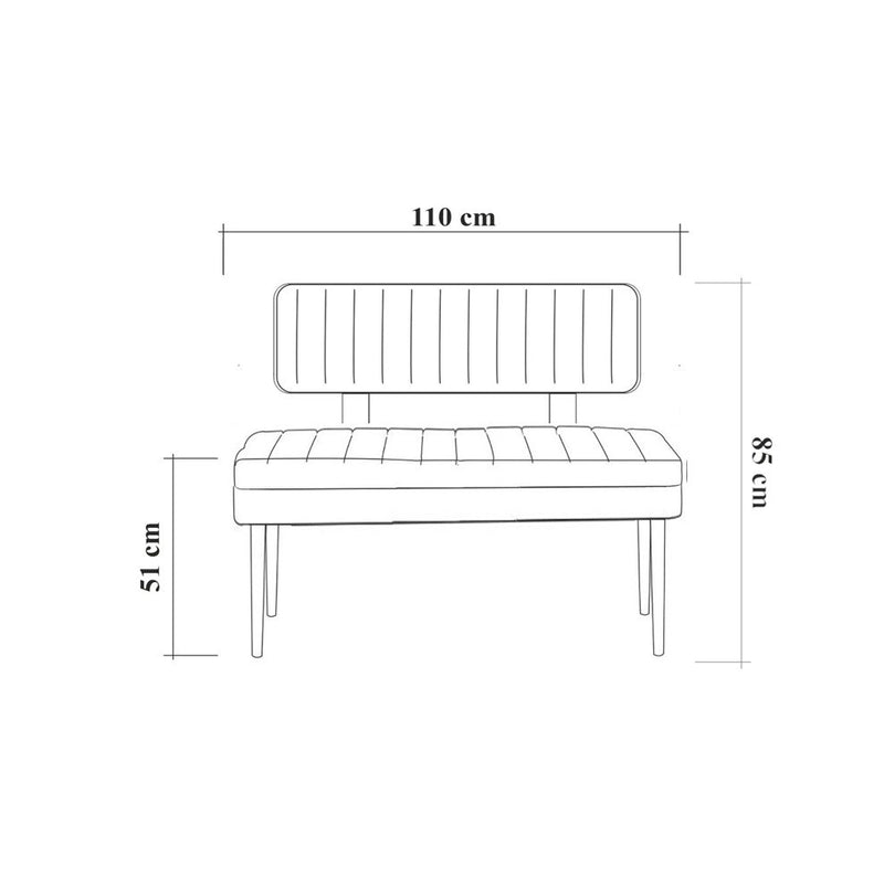 Panchina con contenitore moderna in legno e tessuto grigio cm 110x46x85h