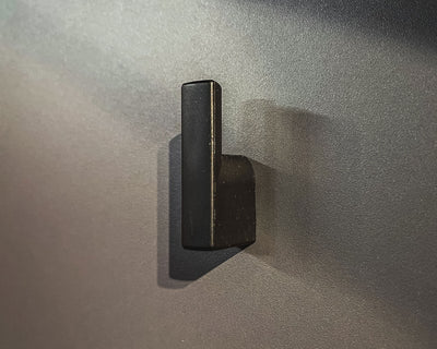 Sobry - Pannello verticale appendiabiti da ingresso colore antracite cm 60x28x157h