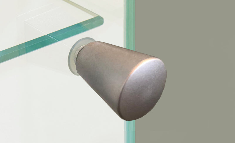 Parete attrezzata tortora da soggiorno con vetrine laterali mobile tv a pensili cm 200x40x191h