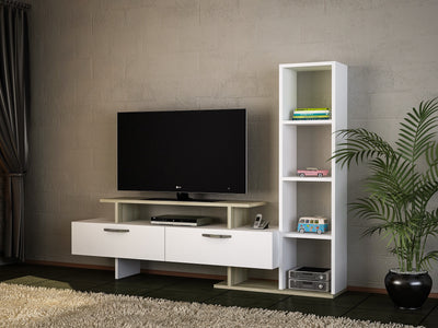 Composizione soggiorno parete componibile con mobile tv e pensili – Colly  Shop