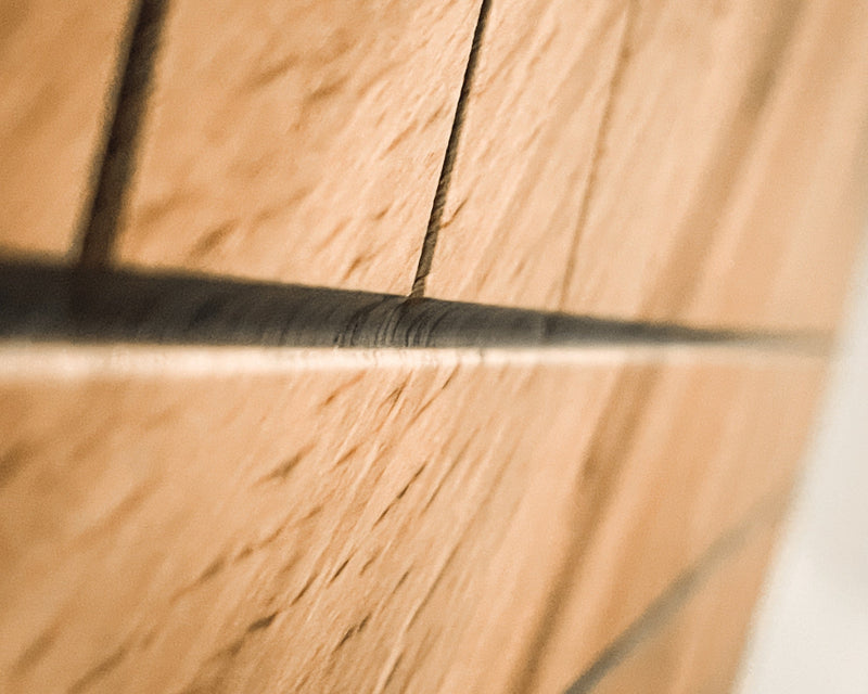 Kalila - Parete componibile soggiorno nero e quercia decorazione geometrica - vari colori