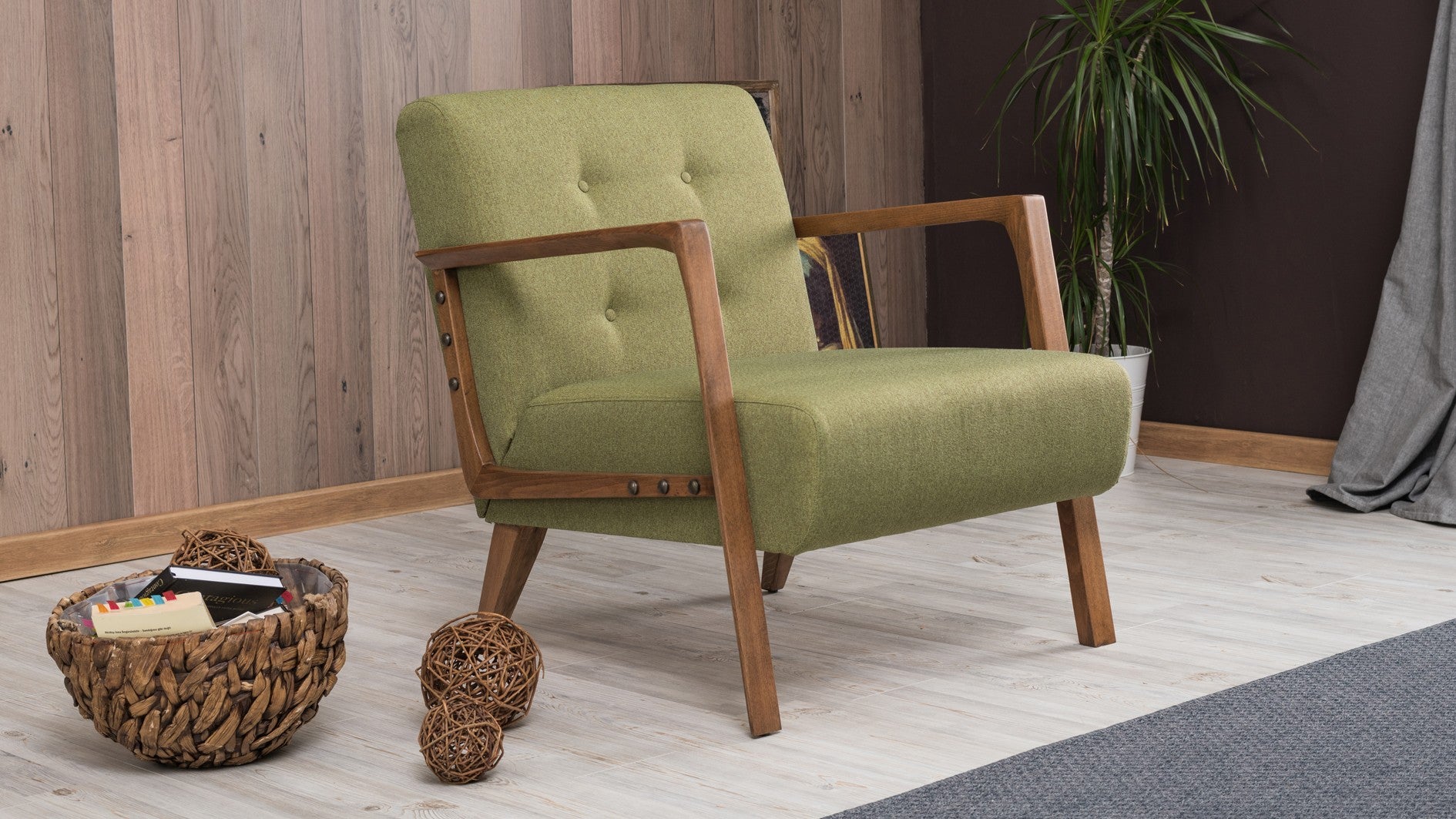 chairus Poltrona in Tessuto Poltroncina da Camera Senza Braccioli Sedia Imbottita con Gambe in Legno Poltrona da Salotto per Camera da Letto/ Soggiorno/Studio, Giallo chairus Poltrona in Tessuto Poltroncina da Camera Senza Braccioli Sedia Imbottita con Gambe in Legno Poltrona da Salotto per Camera da Letto/ Soggiorno/Studio, Giallo