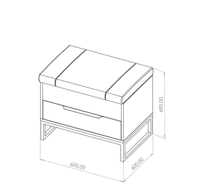 Cameretta completa con letto armadio e scrivania in legno noce e bianco