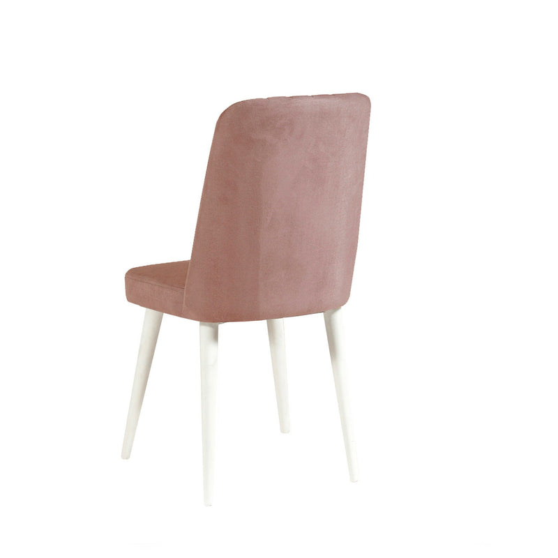 Set moderno sala da pranzo con tavolo allungabile e 4 sedie in tessuto - vari colori
