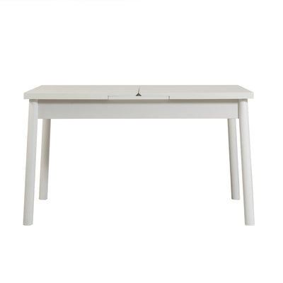 Set moderno sala da pranzo con tavolo allungabile e 4 sedie in tessuto - vari colori