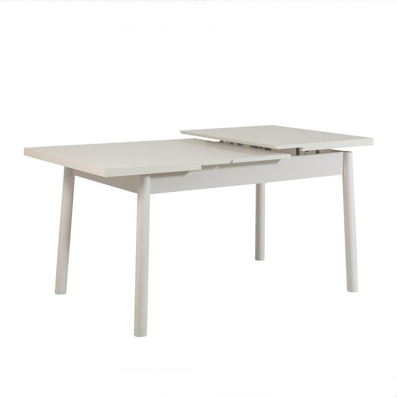 Set sala da pranzo con 4 sedie tavolo apribile e panca in tessuto antracite - vari colori