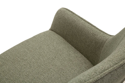 Set da 2 Sgabello alto in tessuto verde base in metallo nero cm 55x55x109h