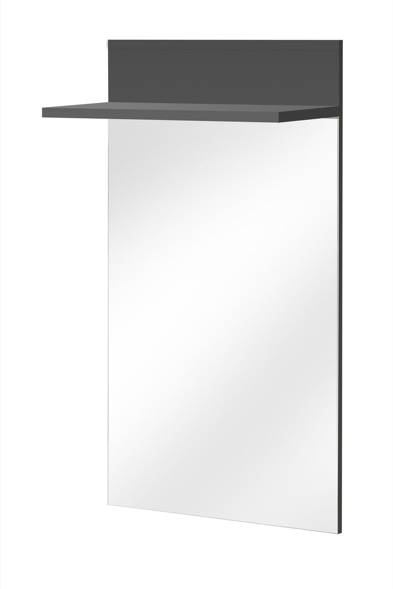 Katib - Set ingresso con armadio quercia e fantasia a righe cm 180x32x203h