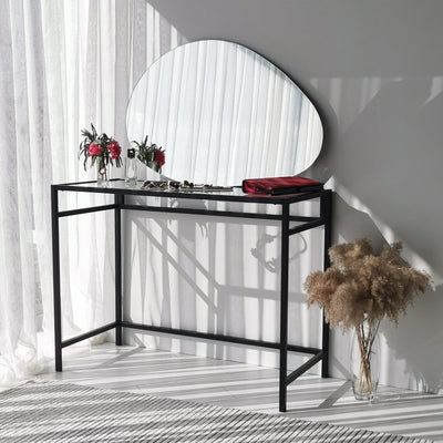 Specchio forma irregolare moderno per ingresso cm 76x2x50h