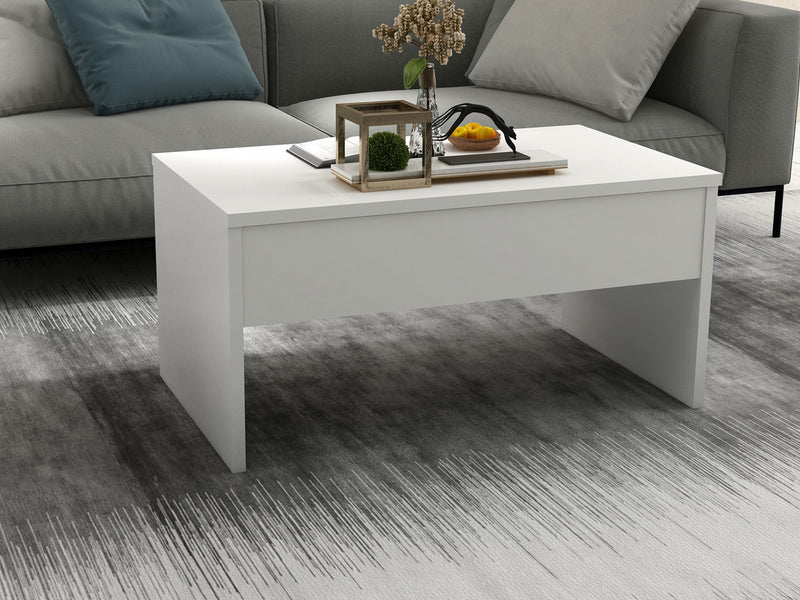 tavolino basso moderno da salotto contenitore con top apribile