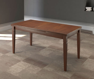 tavolo stile classico allungabile finitura castagno