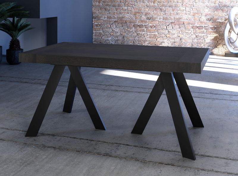 Eilad - Tavolo moderno allungabile gambe in legno e metallo - vari modelli