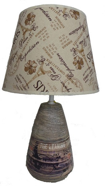 Abat-jour da comodino vintage cm Ø 29x50h