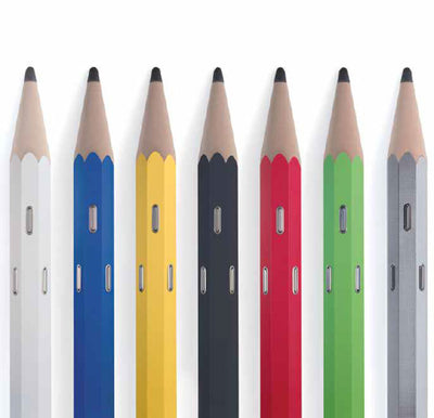 Appendiabiti modello matita in legno con ganci retrattili cm 10x5x140h - vari colori