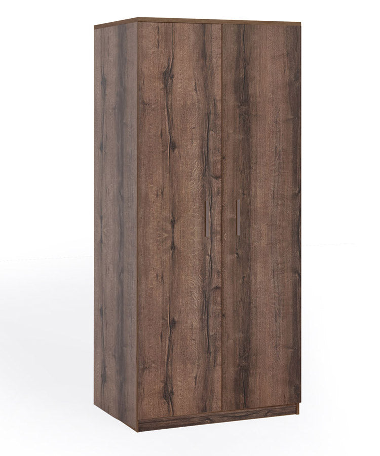 Gledis - Armadio moderno da camera 2 ante in legno cm 90x65x202h - vari colori