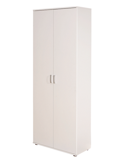 Alpo - Armadio moderno colore bianco con 2 ante cm 70x34x189h