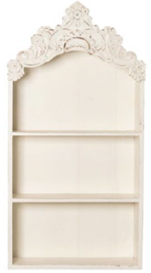 Bacheca da muro in legno stile classico cm 43x18,5x84h