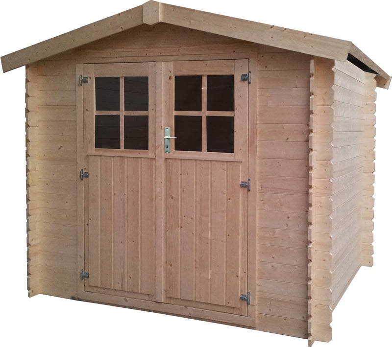Jolene - Casetta da giardino blockhouse in legno massiccio spessore mm 19 cm 258x219