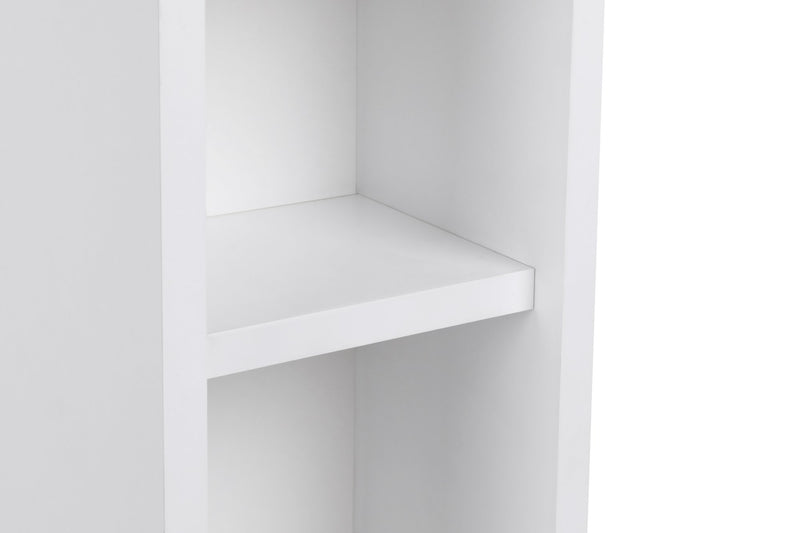 Comodino stile moderno 2 scomparti cm 20x15x65h - vari colori