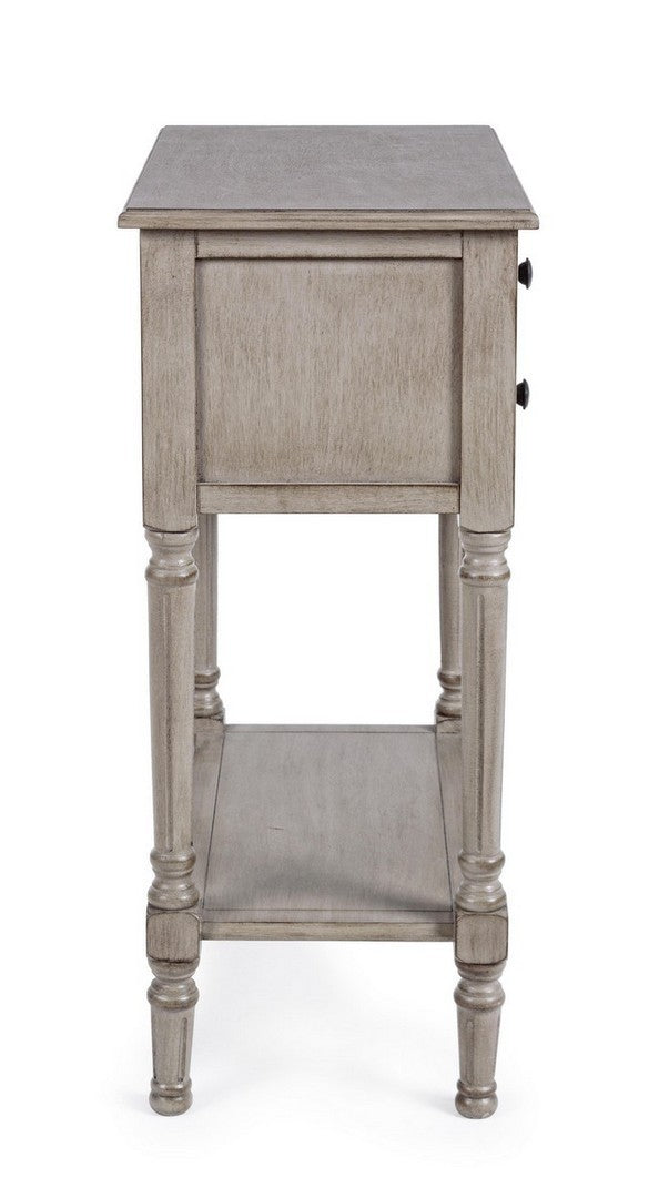 Consolle da ingresso con 3 cassetti stile classico in legno cm 60x33x78h