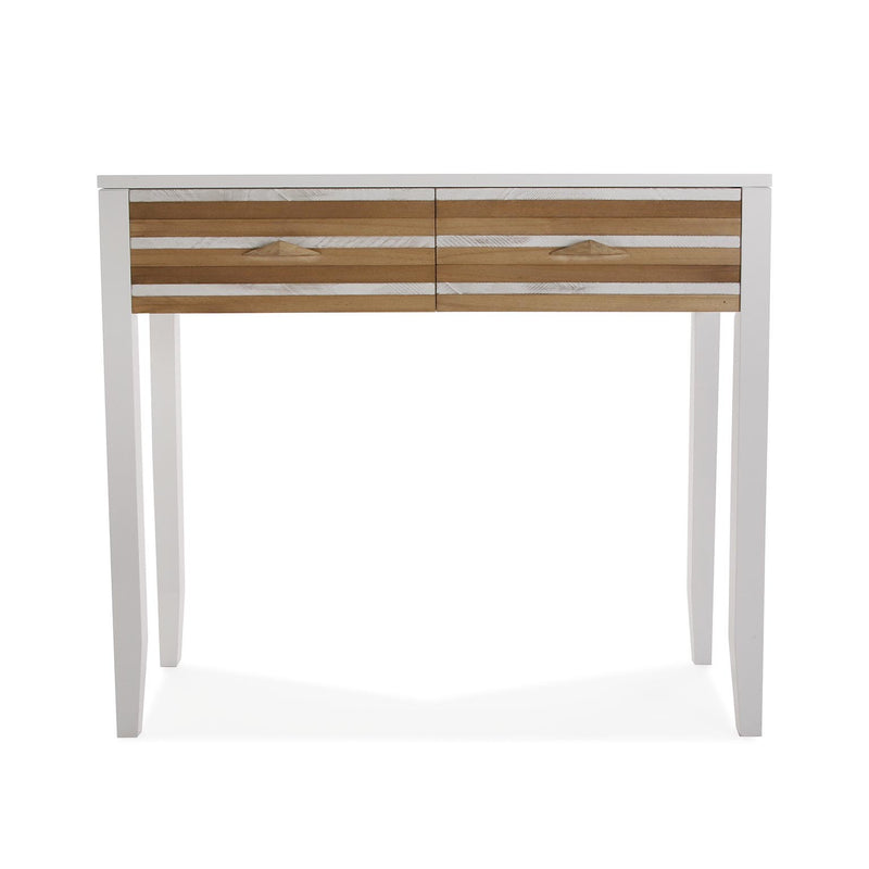 Consolle da ingresso moderna in legno di pino con cassetti cm 90x30x80h