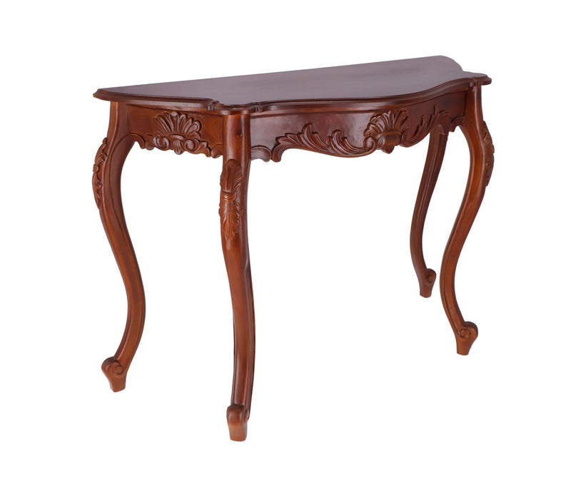 Consolle da ingresso noce classica cm 112x48x74h