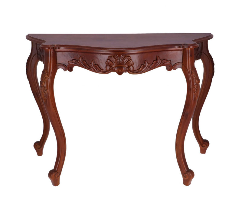 Consolle da ingresso noce classica cm 112x48x74h