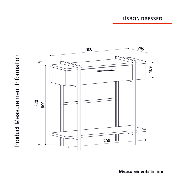 Consolle design con anta a ribalta per ingresso effetto marmo nero lucido cm 90x30x82h