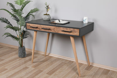 Consolle da ingresso a 3 cassetti in legno per casa e ufficio design cm 105x55x79h