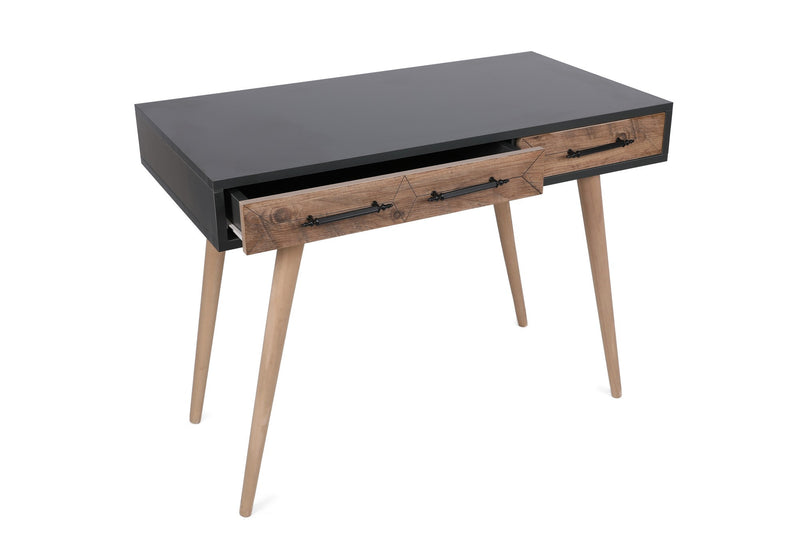 Consolle da ingresso a 3 cassetti in legno per casa e ufficio design cm 105x55x79h