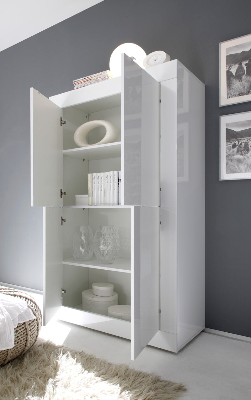 Cody - Soggiorno completo moderno con tavolo allungabile madia e credenza